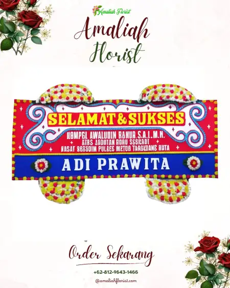 Papan Bunga Ucapan Selamat Pasaranom